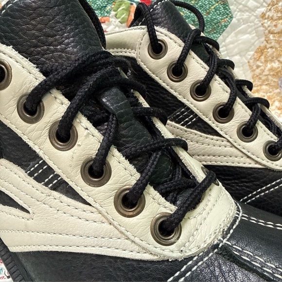 Vintage Nine West Chunky 90s Y2K Lace-up Sneaker Boots Size 6.5 - Picture 10 of 12